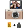 Image de Kodak pixpro c1 - appareil photo numérique, avec carte micro sd 16 go et lecteur de carte tf - marron en occasion ou reconditionné