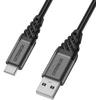 Image de OtterBox Premium Cable USB A-C 2M, noir, 2 m, USB C, USB A, USB 2.0, 480 Mbit/s, Noir 78-52665