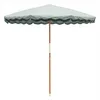 Image de BUSINESS & PLEASURE - Parasol Amalfi - Vert - Bois de récupération