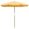 Image de BUSINESS & PLEASURE - Parasol Amalfi - Jaune - Bois lamellé-collé de récupération