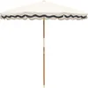 Image de BUSINESS & PLEASURE - Parasol Amalfi - Blanc - Bois lamellé-collé de récupération