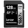 Image de Lexar Carte SD Pro Silver série UHS-II 1667x 128 Go V60