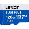 Image de Lexar micro SD Blue Plus UHS-1 128Go avec adaptateur SD
