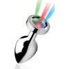 Image de Plug anal avec bijou lumineux 8 x 3.4 cm