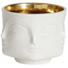 Image de Jonathan Adler - Vide-poche Muse - Blanc - Or - Designer Jonathan Adler