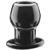 Image de Ass Tunnel Plug Silicone Noir Medium 7 x 5.2 cm