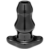 Image de PlugTunnel Double Noir Large12 x 7 cm