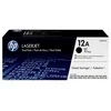 Image de Pack de 2 HP 12A - Toners Noirs - Q2612AD - HP
