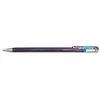 Image de Roller Pentel DualMetallic - encre gel - pointe large 1 mm - coloris violet + bleu metallique