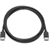 Image de HP Kit de câblage DisplayPort, 2 m, DisplayPort, DisplayPort, Mâle, Mâle, Noir VN567AA