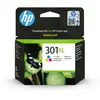 Image de HP 301XL cartouche d'encre trois couleurs grande capacité authentique, Rendement élevé (XL), Cyan, Magenta, Jaune, Encre à colorant, 6 ml, 1 pièce(s),