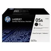 Image de Pack de 2 HP 05A - Toners Noirs - CE505D - HP