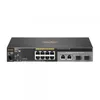 Image de Commutateur - HPE - Aruba 2530-8G-PoE+ - 8 x 10/100/1000 (PoE+) - 2 x SFP Gigabit - Géré en occasion ou reconditionné