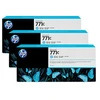 Image de Hp 771c pack de 3 cartouches d'encre designjet cyan clair, 775 ml