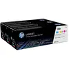 Image de HP 128A Toner authentique CF371AM - Pack de 3 (Cyan, Magenta, Jaune)