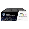 Image de Pack de 3 HP 304A - Toners Couleurs - CF372AM - HP