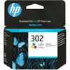 Image de HP 302 Cartouche d’encre trois couleurs authentique, Standard, Cyan, Magenta, Jaune, Encre à colorant, 1 pièce(s), 150 pages, Multi pack F6U65AE