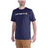 Image de T-shirt Carhartt Core Logo T-Shirt S/S Homme Marine L 103361-412