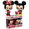 Image de Figurine Funko Pop - FUNKO - Bi-Pack Valentine Minnie & Mickey Exclusive - Disney - 10 cm en occasion ou reconditionné
