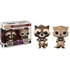 Image de Figurines Funko Pop! Marvel - Gardiens de la Galaxie: Rocket & Lylla - 10cm en occasion ou reconditionné