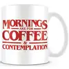 Image de Mug de Stranger Things - Coffee and Contemplation - pour Indifférent - blanc Standard