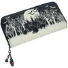 Image de Portefeuille Gothic de Banned Alternative - Woodland - pour Femme - noir/blanc Standard