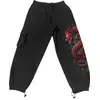 Image de Bas de survêtement de Spiral - Oriental Dragon - Jogging Cargo Décontracté - S à XXL - pour Homme - noir XL