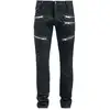 Image de Pantalon en toile Gothic de Heartless - Alihan Pant - W30L32 à W38L34 - pour Homme - noir W34L34
