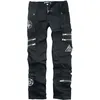Image de Pantalon en toile Gothic de Heartless - Pantalon Jaxon - W32L32 à W38L34 - pour Homme - noir W34L32