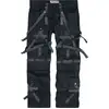Image de Pantalon en toile Gothic de Chemical Black - Cairo - Pantalon - W32L34 à W38L34 - pour Homme - noir W36L34