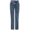 Image de Jean de Noisy May - NMYOLANDA NW WIDE JEANS AZ358MB FWD NOOS - W25L32 à W31L34 - pour Femme - bleu W26L32
