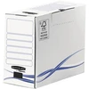 Image de Bankers Box Boîte archives format A4 Basic en carton 100% recyclé certifié FSC montage manuel - Dos 15 cm - Blanc - Lot de 25