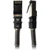 Image de Patchsee thinpatch câble de réseau noir 7,9 m cat6a u/ftp (stp)
