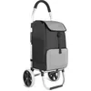 Image de Chariot de Courses Poussette de Marché Capacité 41L/45kg à Grandes Roues Silencieuses Pliable Caddie Course en occasion ou reconditionné