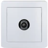 Image de Prise tv saillie complet Alréa, SCHNEIDER ELECTRIC, blanc