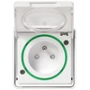 Image de Prise étanche saillie complet Mureva Styl, SCHNEIDER ELECTRIC, blanc