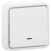 Image de Interrupteur va-et-vient étanche encastré complet Mureva Styl, SCHNEIDER ELECTRIC, blanc