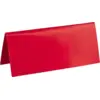 Image de Marque-place rectangle Rouge - Lot de 10