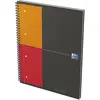 Image de Oxford Cahier à spirale Notebook 23 x 29,7 cm - 80g - Perforé 4 trous - Petits carreaux 5x5 - 160 pages