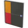 Image de Oxford Cahier à spirale Notebook A5+ 17 x 21 cm - Petits carreaux 5x5 - 160 pages 80g perforées