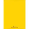Image de Cahier éco - piqué - couverture polypro - 48 pages - 24 x 32 cm - 90g - grands carreaux - jaune