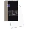 Image de Bloc de bureau Oxford Easy Note - spiralé - couverture polypro - 160 pages - ligné - 21 x 31,5 cm