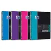 Image de Cahier Oxford NomadBook - reliure spirales - A4+ - 160 pages - grands carreaux - coloris assortis