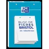 Image de Bloc 30 fiches Oxford Bristol 2.0 - A5 148 x 210mm perforées - blanc quadrillé 5x5