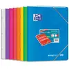 Image de Cahier Oxford EASY BOOKMAX couverture PP élastique reliure piqûre 96 pages séyès format 24x32cm - Assortis