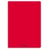 Image de Cahier éco - piqué - couverture polypro - 96 pages - 24x32 cm - grands carreaux - rouge