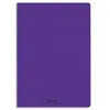 Image de Cahier éco - piqué - couverture polypro - 96 pages - 24x32 cm - grands carreaux - violet