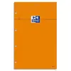 Image de Bloc Oxford jaune - 80 g - 21 x 32cm - travers + marge - Perforation 4 trous - 80 feuilles