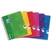 Image de Cahier Oxford Openflex à spirales - 17 x 22 cm - 96 pages - couverture polypro - grands carreaux - indéchirable - ouverture 360°