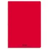 Image de Cahier éco - piqué - couverture polypro - 96 pages - 21x29,7 cm - grands carreaux - rouge